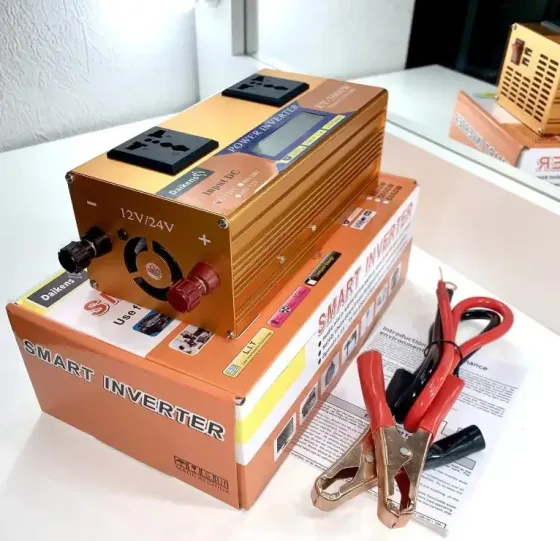 Преобразователь напряжения с 12V/24V 220V 3500W LCD SMART (EY3500W) Коломия