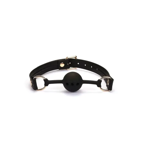 Кляп Liebe Seele Black Organosilicon Ball Gag Львів