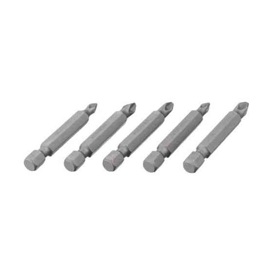 Набір викруткових насадок, PH1, PH2, PZ1, PZ2, 1/4"×50 мм, ACR, S2, 5 од., STORM INTERTOOL VT-0205 Київ