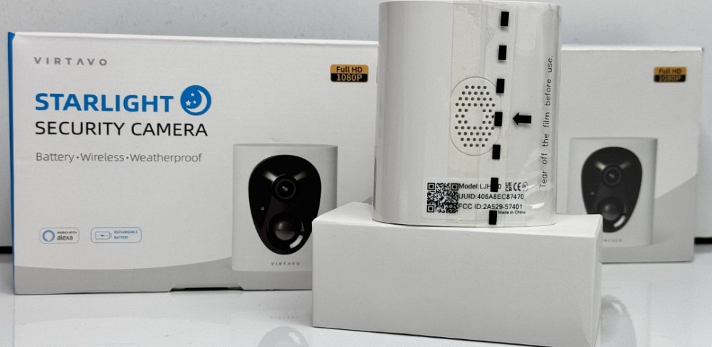 Камера видеонаблюдения Внешняя Wi-Fi камера VIRTAVO 1080P (2шт) Киев - изображение 5