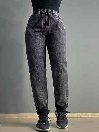 Джинсы женские Vanver 82033 MOM comfort jeans с резинкой на талии черные, Чорний, 31, 31, 82 см, 108 Одесса