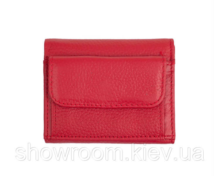 Недорогий жіночий шкіряний гаманець (4401) червоний Київ - фото 4