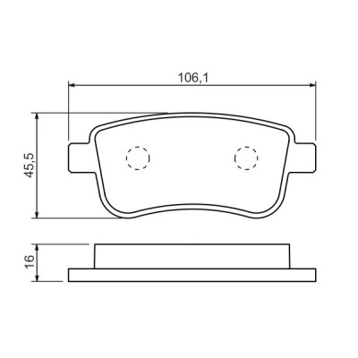 Тормозные колодки Bosch 0 986 494 452 Винница - изображение 6