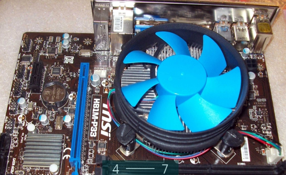 Материнська плата socket 1150 MSI H81M-P33 (USB3, DVI) Киев - изображение 4