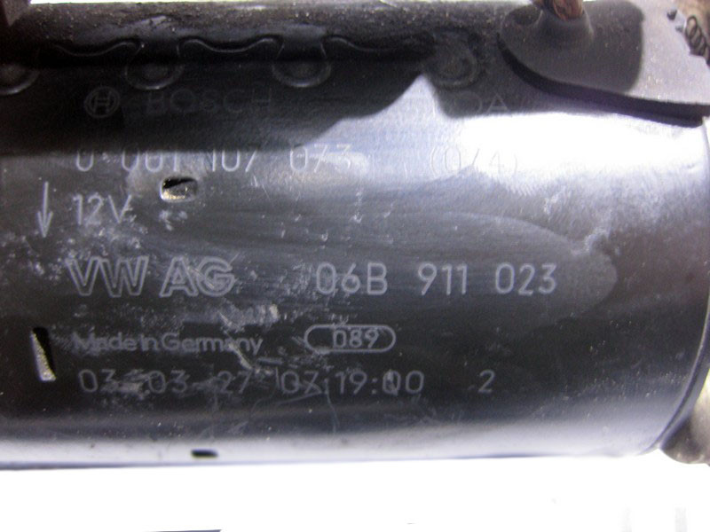 VAG  06B911023 Стартер VAG Audi A4/Avant A6/S6/Avant quattro VW Passat (B5) SKODA Superb Одесса - изображение 3