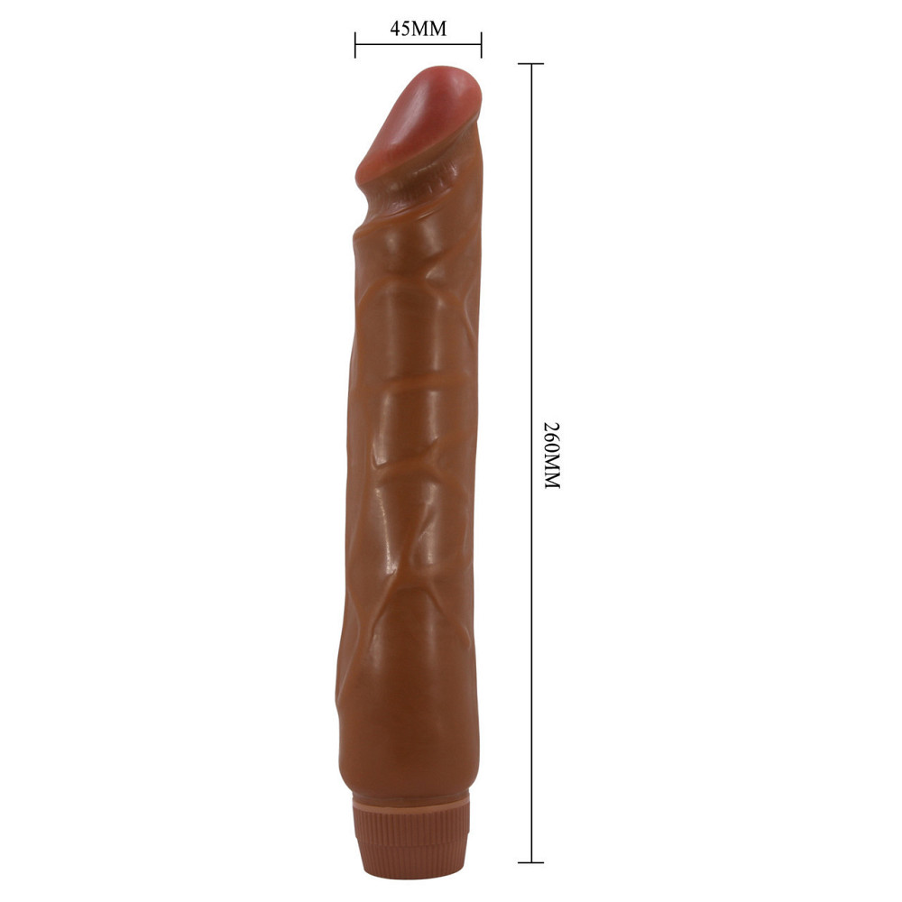 Вібратор - Barbara Jack Vibrator 10" Brown Sex Aura Київ - фото 10