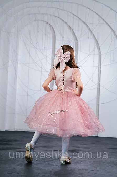 Пудровое платье пышное с блестками Кривой Рог - изображение 2