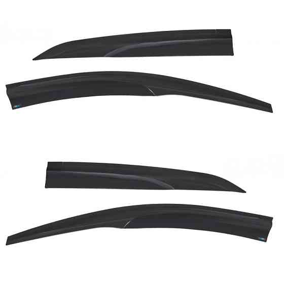 Дефлекторы окон (ветровики) Toyota Corolla 2013-2018, 4шт, SunPlex, седан, на скотче Винница