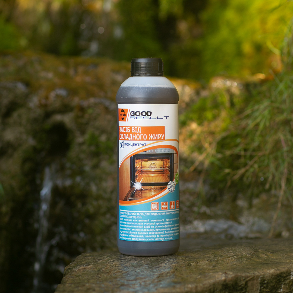 Концентрований миючий засіб для видалення складного жиру GOOD RESULT 1л Павлоград - фото 1