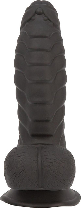 Фалоімітатор ADDICTION Ben 7" Dildo With Balls Black, віброкуля в подарунок Sex Aura Київ - фото 3