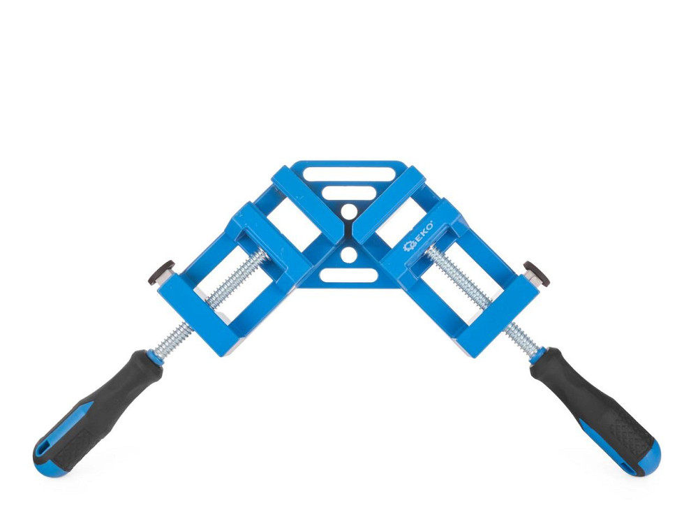 Струбцина "GeKo" кутова алюмінієва 65 х 70 мм з двома притисками Київ - фото 1