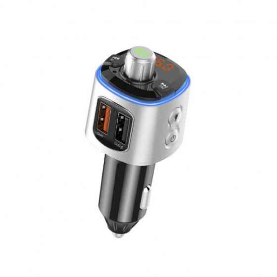 Автомобільний FM-трансміттер Aspiring Wave 1 LED/Bluetooth/MicroSD/DSP/QC3.0 (86ASTR21PB1) Киев