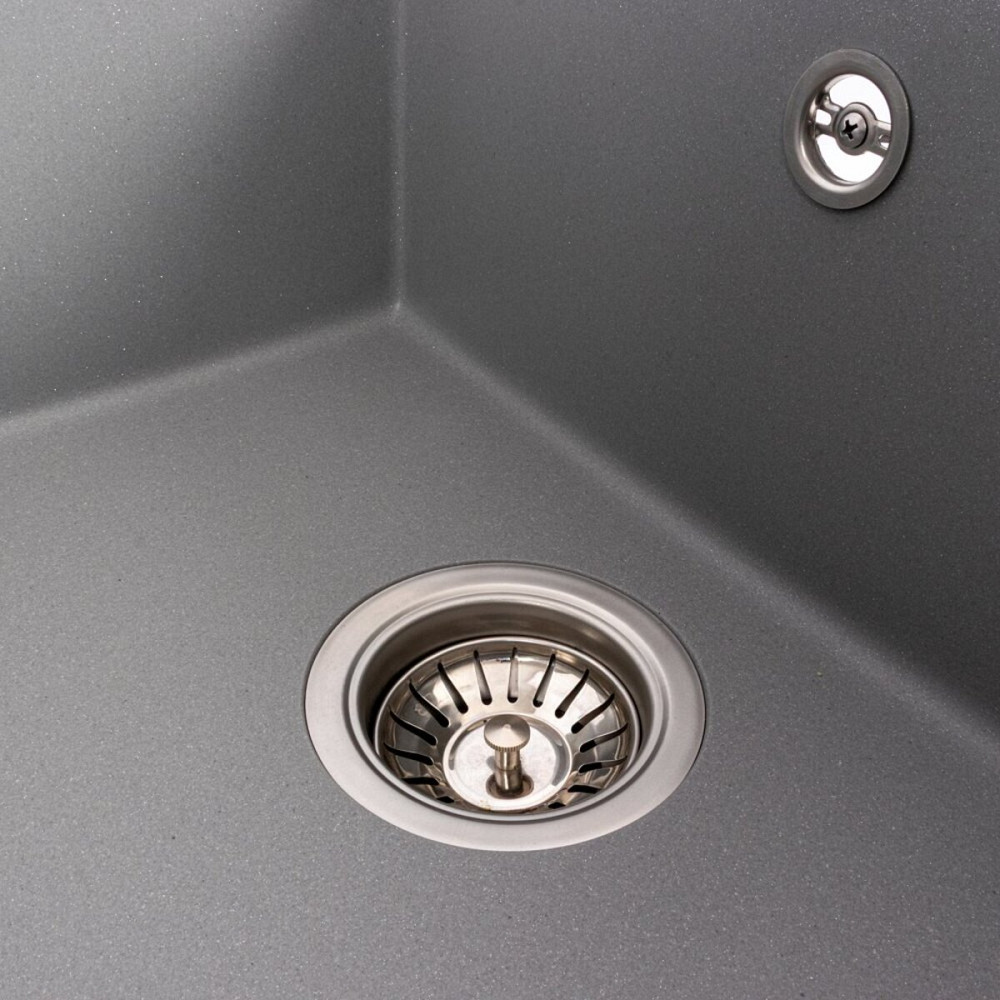 VALESO Кухонна мийка гранітна VALESO 6550 CRIPTA (сірий металік) Киев - изображение 5