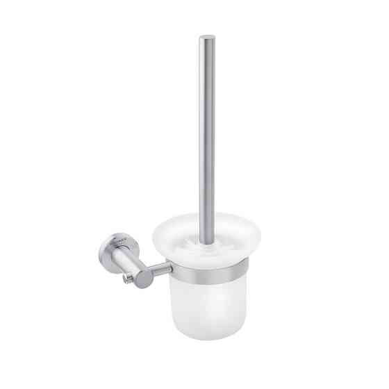 Йоршик для унітазу настінний Kroner KRP Edelstahl Klassisch - ESG3710 сатин/білий Київ