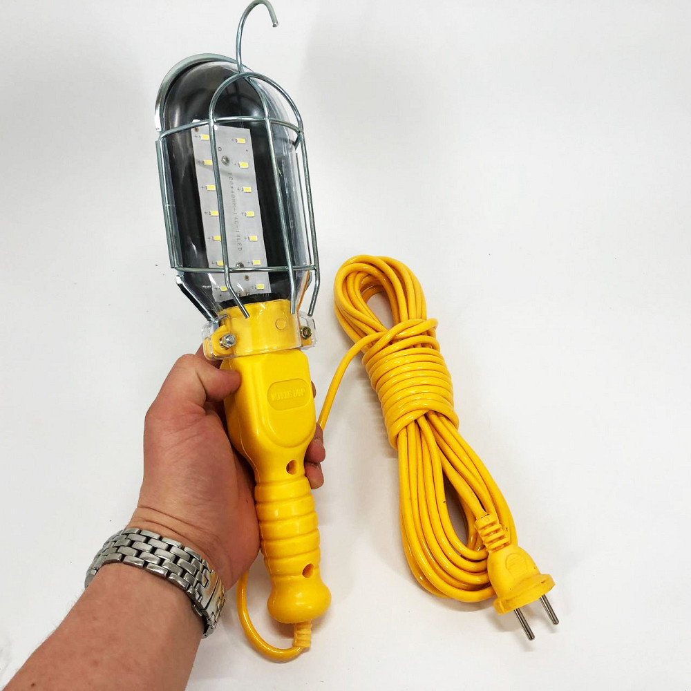 Фонарь переносной WORKING PLD-9014 от сети 220 V, кабель 10м, крюк для подвешивания EX-61 Львов - изображение 2