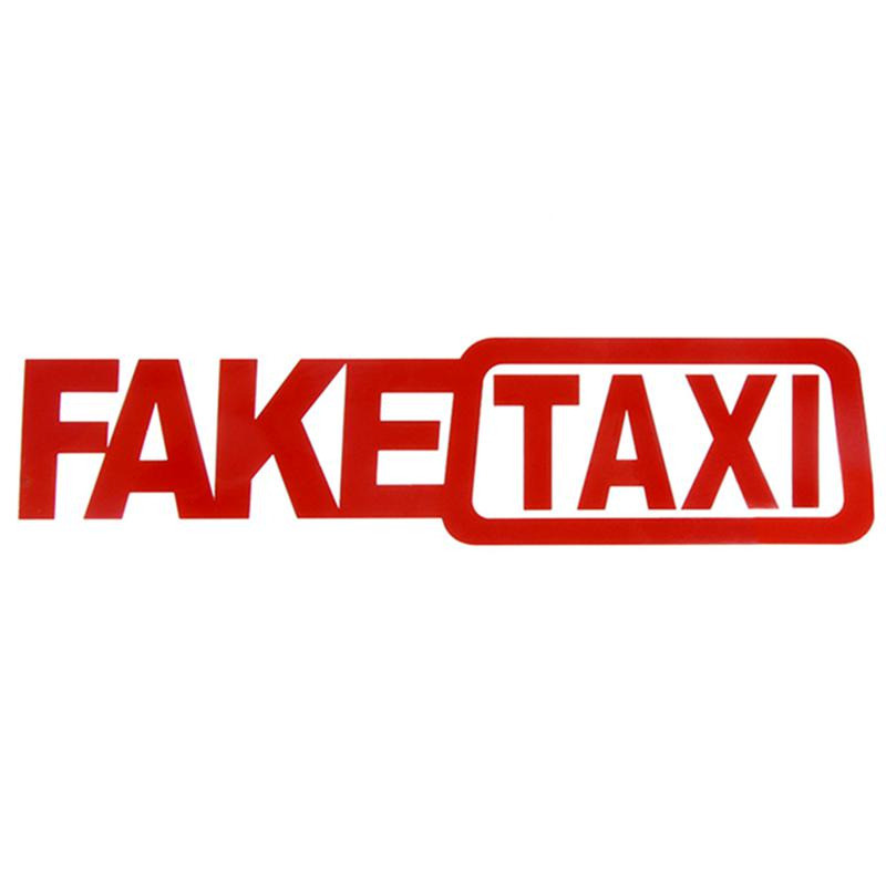Наклейка на авто FakeTaxi Красная светоотражающая Киев - изображение 6