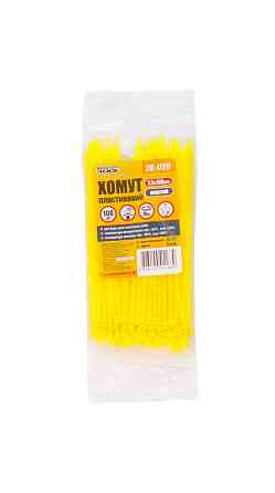 MASTERTOOL Хомут нейлоновий MASTERTOOL 2.5х150 мм 100 шт жовтий 20-1720 Киев