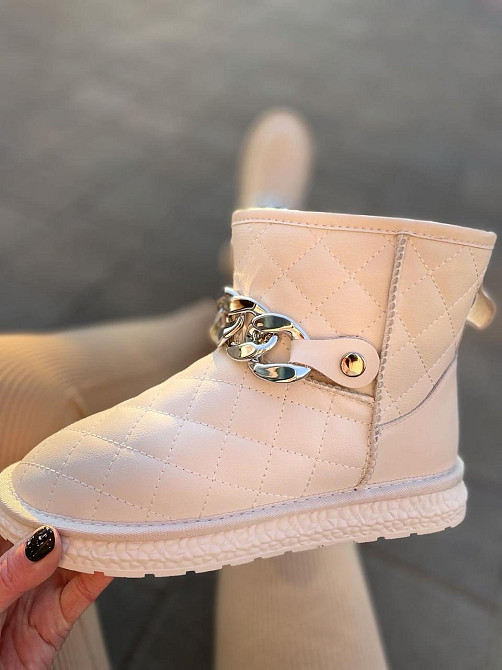 Lonza Угги жіночі LONZA бежеві натуральна шкіра висота 13 см розмір 41 (218-28F 4889) Коломия - фото 3