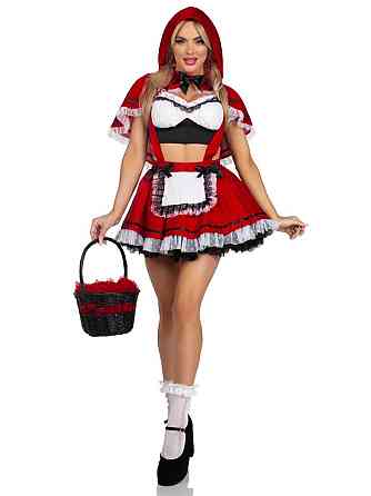 Костюм Червоної Шапочки Leg Avenue Flirty Miss Red Top and Skirt S Sex Aura Київ