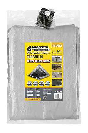 MASTERTOOL Тент MASTERTOOL SILVER/BLACK 4х5 м двосторонній 200 г/м² 89-5405 Коломия