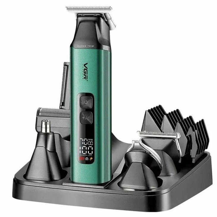 Багатофункціональний триммер для стрижки волосся і бороди, Універсальний триммер для чоловіків AQ-12 Київ - фото 1