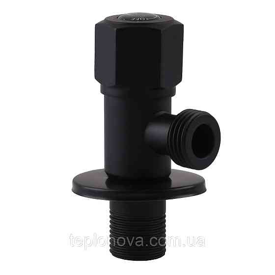 Кран кульовий угловой Professional 1/2″X1/2″ NV-QP888 BLACK Черновцы