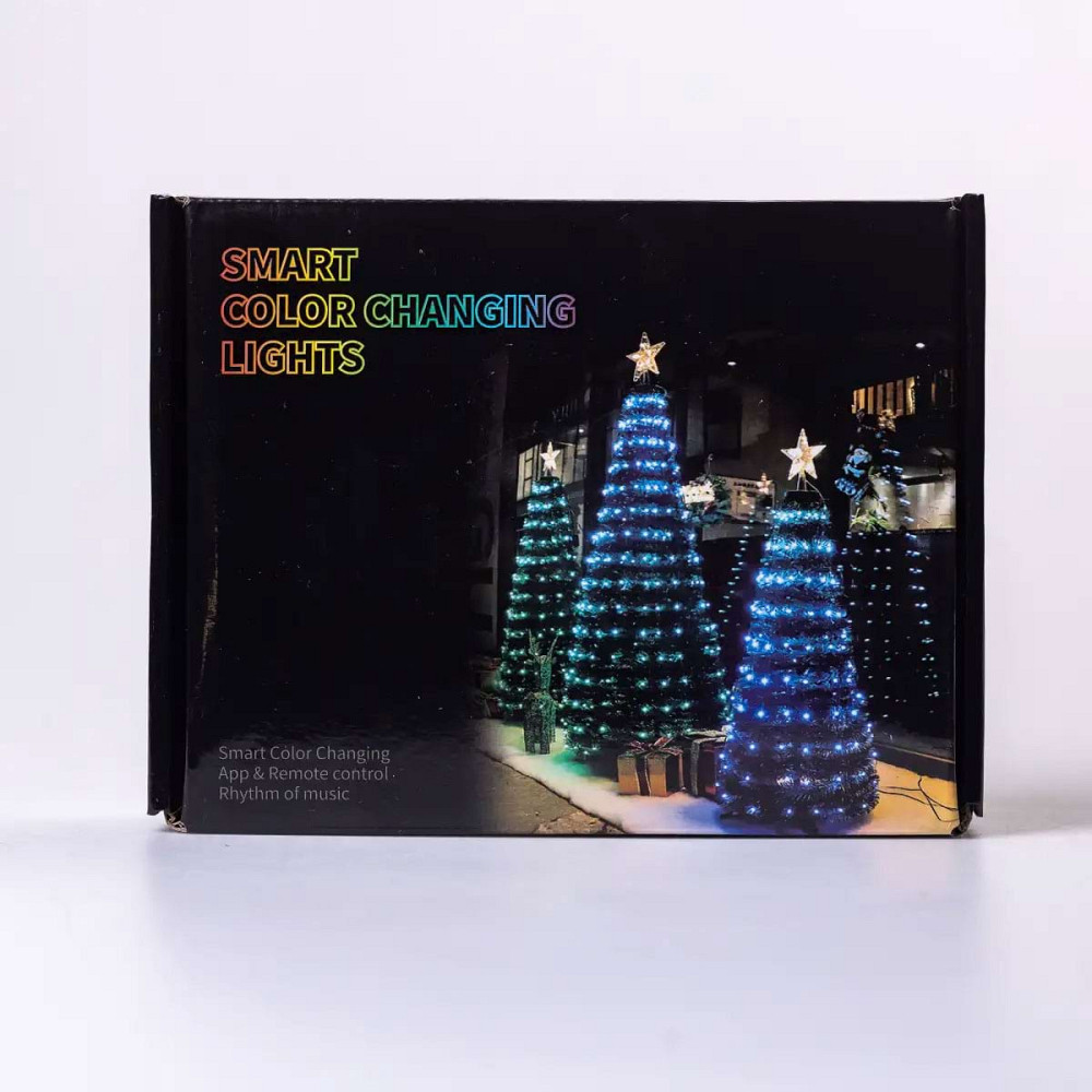 Розумна гірлянда Smart 200 LED довжина 2 м з керуванням зі смартфона прозора, мультиколор 1733042W Коломия - фото 10