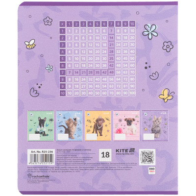 Зошит Kite Rachael Hale, 18 аркушів, клітинка (R25-236) Вінниця - фото 7