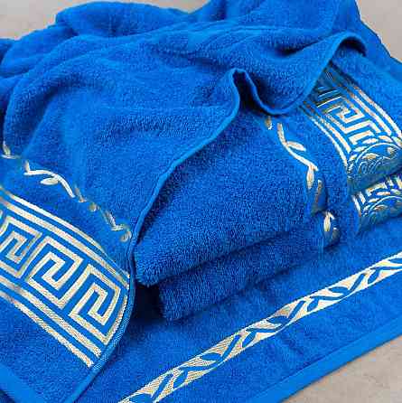 Рушник для сауни GM Textile 70х140см Caesar 450г/м2 (Блакитний) Суми