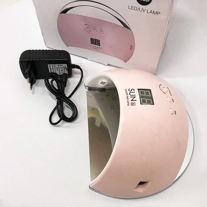 Лампа потужна для сушіння гель-лаку UV LAMP Sun 6, Лампа для манікюру і педикюру XK-996 з таймером Київ - фото 6