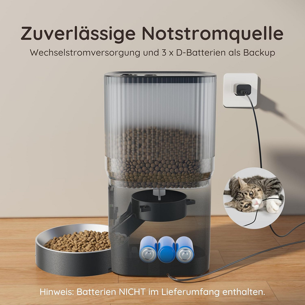 Автоматична годівниця для котів і собак WOPET Cube air 10 Луцьк - фото 3