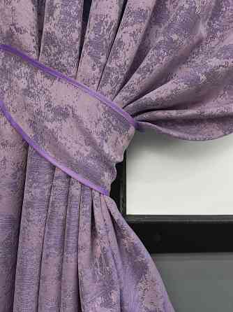 Комплект штор коротких VR-Textil Жаккард Sultan YL № 1764ш Сиреневый 130х170 см 2 шт (35-0442) Киев