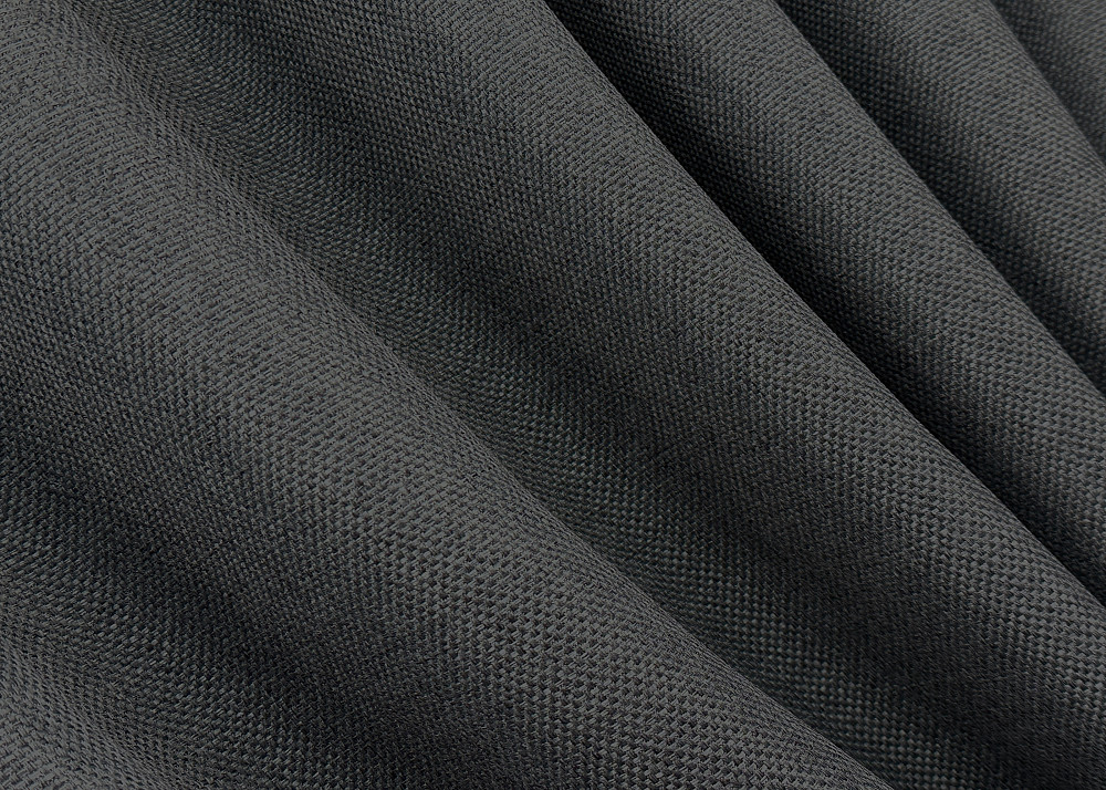 Комплект коротких штор VR-Textil Лен-блекаут № 1221ш Темно-серый 130х170см 2 шт (35-0401) Киев - изображение 5