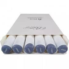 Скетч-маркер двосторонній "Marco" Raffine Cool grey 7 (CG07) 7800-6CB, шт Київ - фото 1