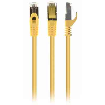Патч-корд 3м S/FTP Cat 6A CU LSZH yellow Cablexpert (PP6A-LSZHCU-Y-3M) Винница