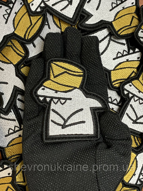 Шеврон Флорк акула (Форма контурна. На липучці) Розмір 8x7.5см Київ - фото 6