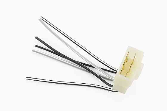 Роз'єм з дротами для реле-регулятора напруги 6конт - "тато", тип 2 Київ