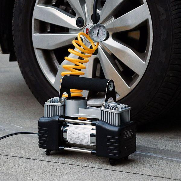 Автомобильный компрессор 12В CP-1014: 10 бар, 60 л/мин, 240 Вт, LED, насадки, сумка Одесса - изображение 2