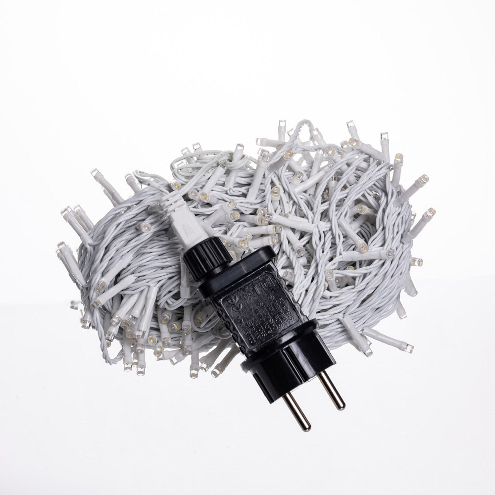 Гірлянда Нитка 30 м 300 LED жовтий провод Київ - фото 3