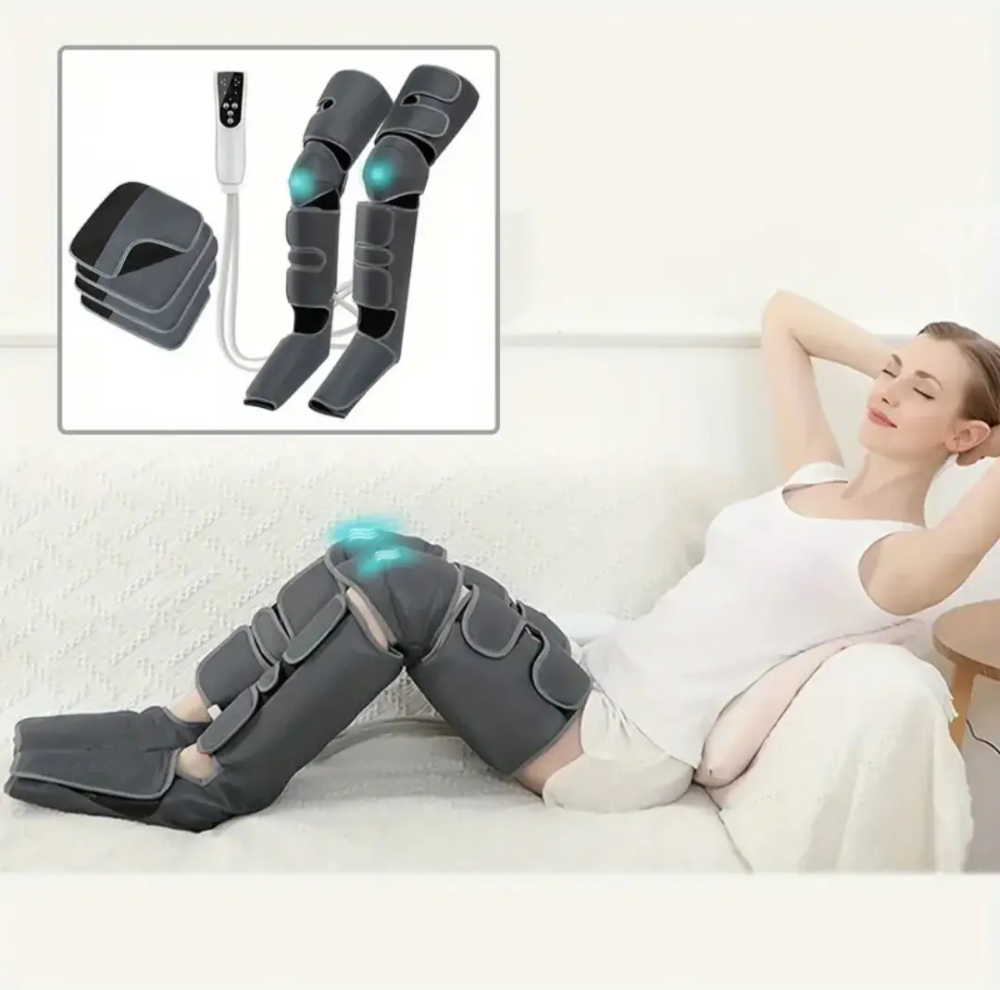 Масажер для ніг 670D (лімфодренажний масаж, пресотерапія, для схуднення) з підігрівом Вінниця - фото 5