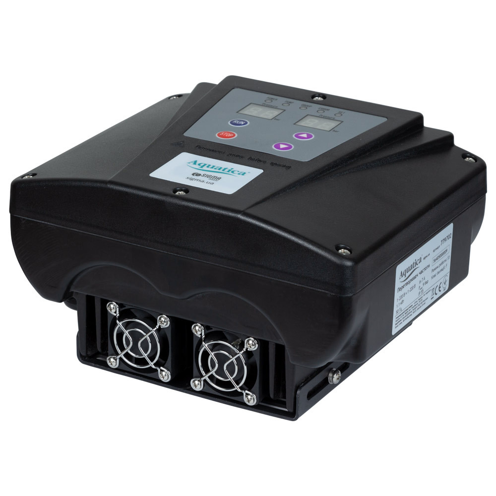 Aquatica Преобразователь частоты 1~220В × 1~220В до 1.1кВт + датчик давления AQUATICA (AVF-1.1M Київ - фото 1