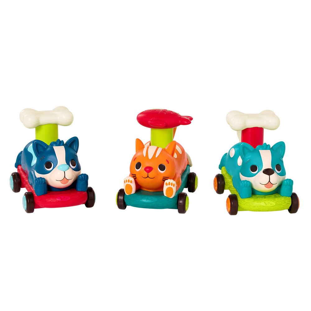 Машинка інерційна серії Лапкомобілі - Песик, колір бірюза Дніпро - фото 7