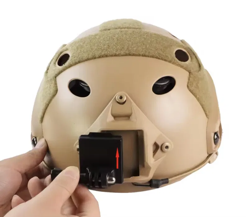 Тримач для екшн-камери GoPro на шолом типу FAST із майданчиком NVG (Пластик) Київ - фото 3