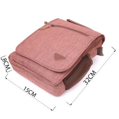 Сумка Vintage Чоловіча з текстилю Коричнева (21262) Вінниця - фото 8