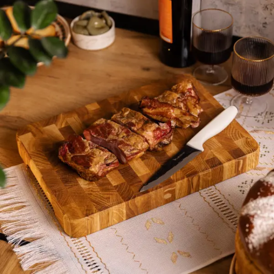 Разделочная доска из ясеня 45x25 см Домино Lugi Киев