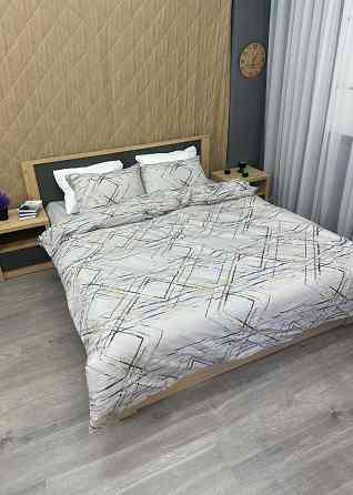 Комплект постельного белья Поплин, Decorator Cotton Lux Collection Merx Двуспальный 180х215 с разноцветным принтом (88-131) Киев