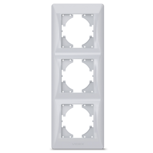 BINERA срібний шовк Рамка вертикальна 3-а Videx Житомир