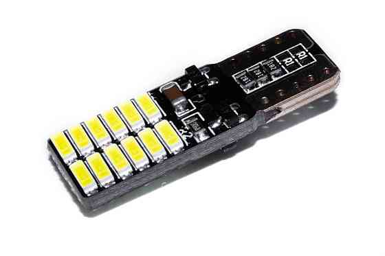 Світлодіодна лампа AllLight T10 24 діоди 4014 W2,1x9,5d 12 V WHITE + обманка та драйвер Харків