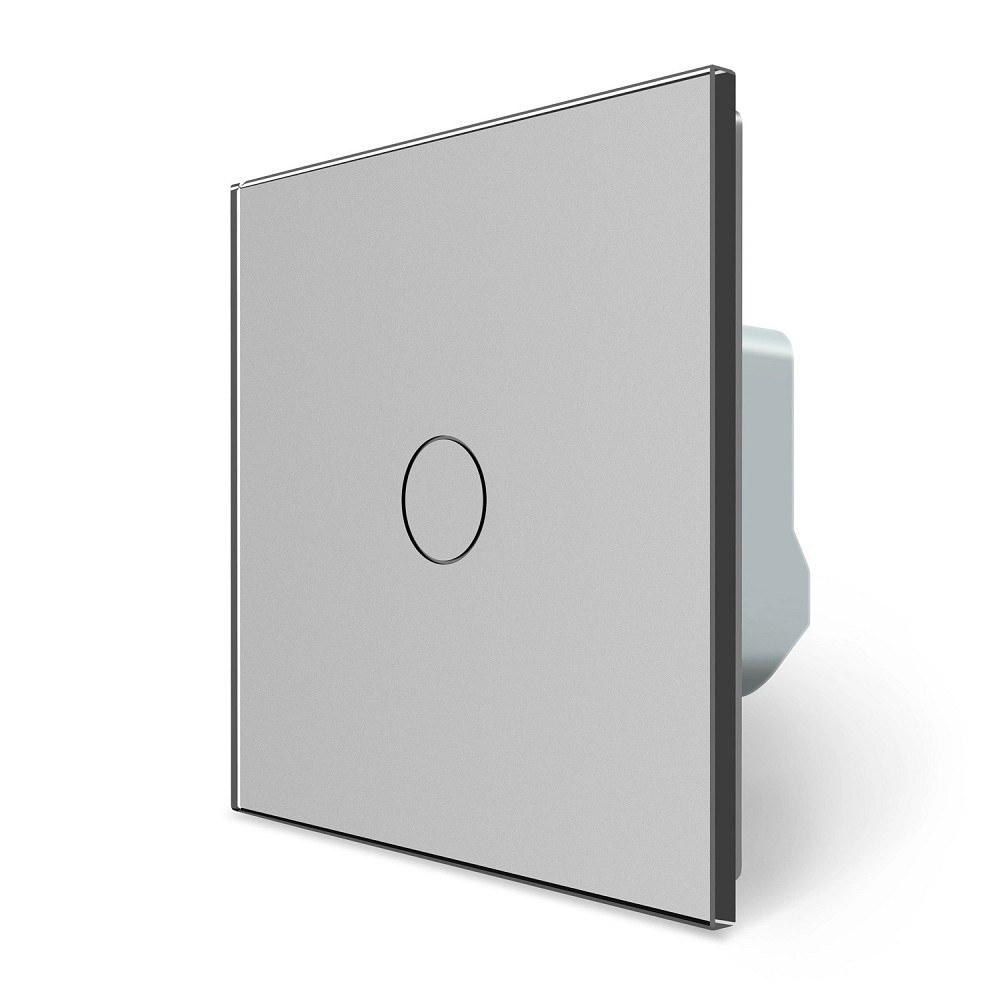 LIVOLO Розумний сенсорний ZigBee вимикач 1 сенсор Livolo сірий скло (VL-C7FC1Z-2IP) Коломия - фото 6