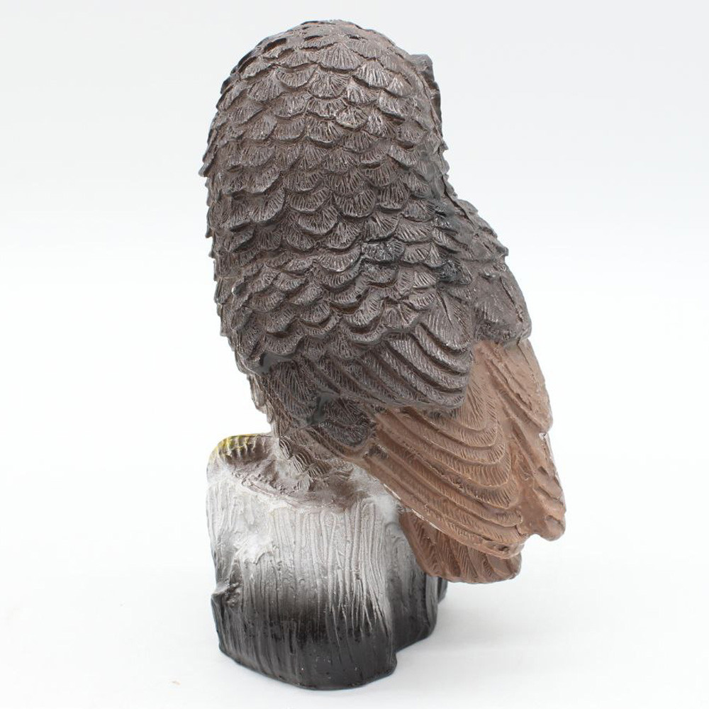 Садовий світильник на сонячній батареї 15,5см, "Сова", Коричневий / Газонний ліхтар / Вуличний ліхтар у вигляді сови Київ - фото 9